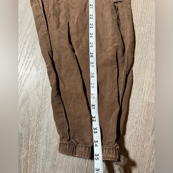 Anthropologie Pilcro Linen Blend Brown Pants- Large‎ - Picture 4 of 9